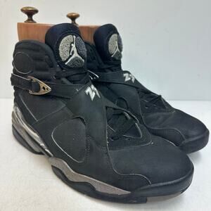 GOOD Nike Air Jordan Jordan 8 Retro Chrome (2015) Black Silver Michael Jordan 10